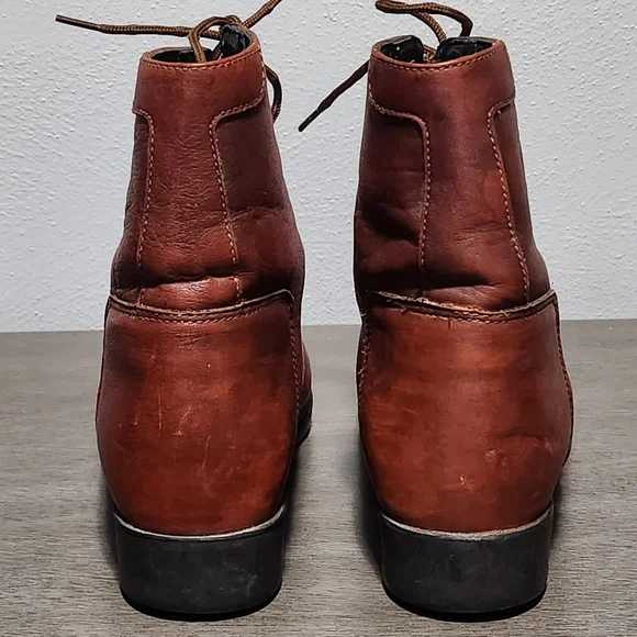 ARIAT Leather Lace Up Womens 6 Brown Paddock Boots Equestrian Western - Picture 9 of 11
